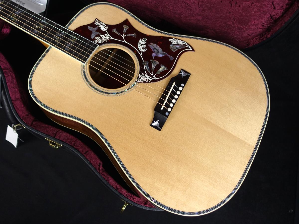 Gibson Custom Shop Hummingbird Custom Koa Antique Natural