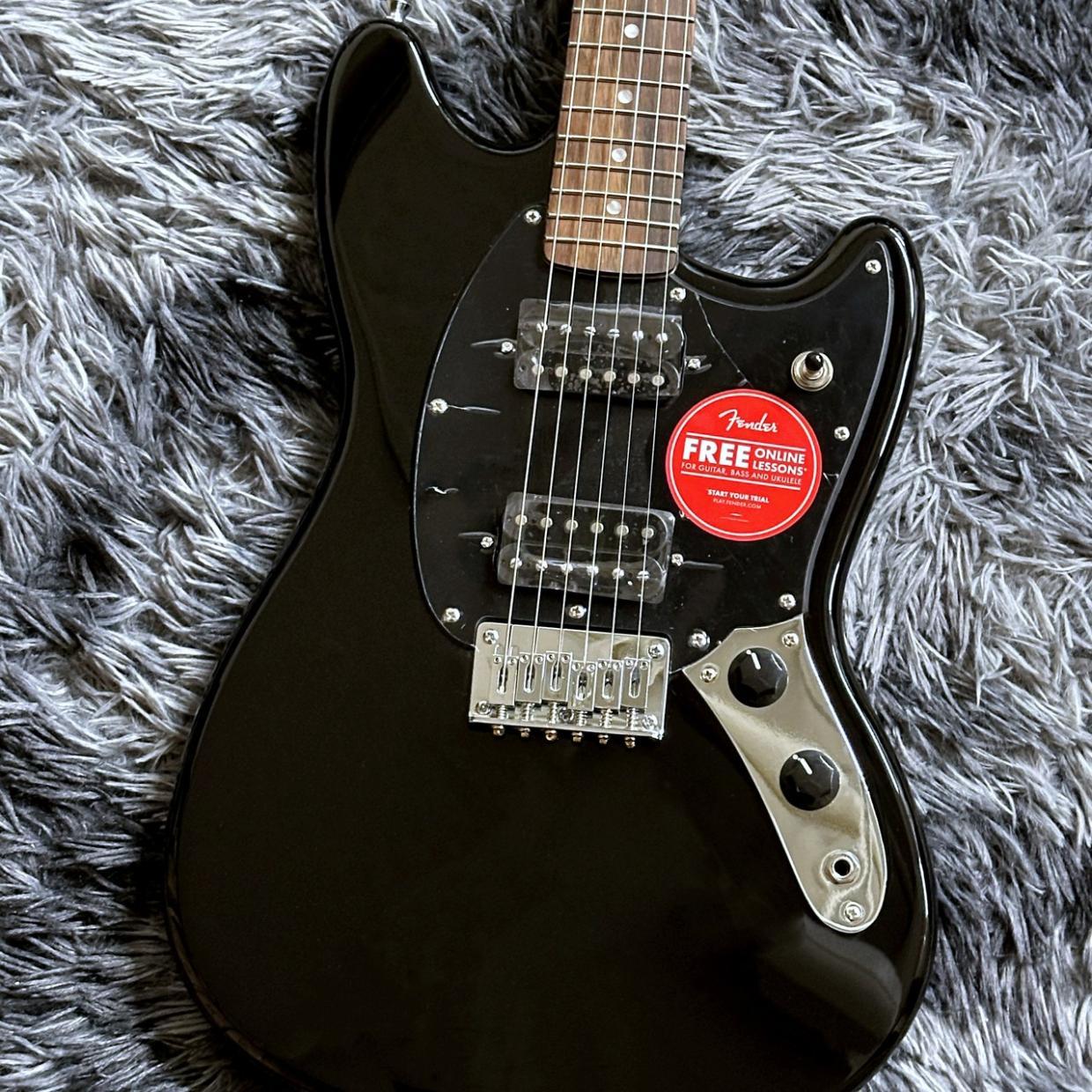 Squier by Fender Sonic Mustang HH, Laurel Fingerboard, Black