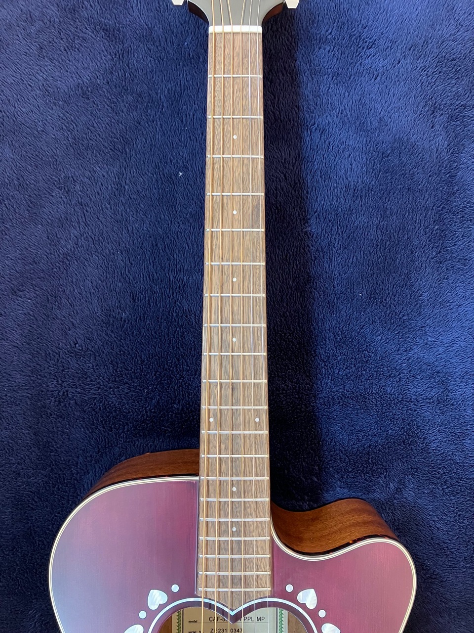 Zemaitis CAF-85HCW Purple Mother of Pearl（新品特価/送料無料