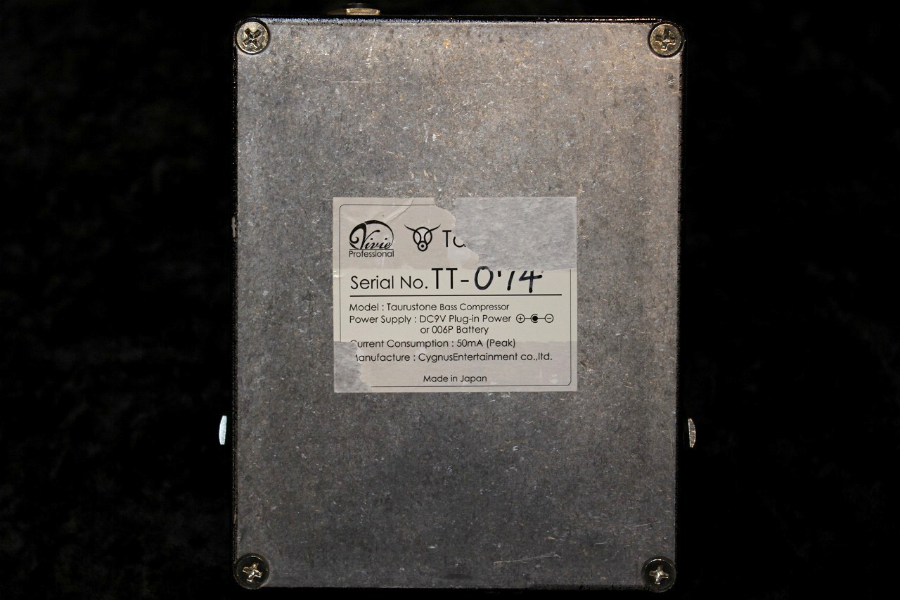 Vivie Taurustone ベース用3バンドEQ搭載コンプレッサー【USED
