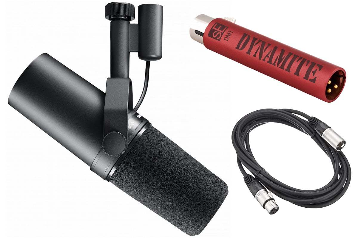 Shure SM7B [DM1 DYNAMITE ＆ マイクケーブルセット！] スタジオ