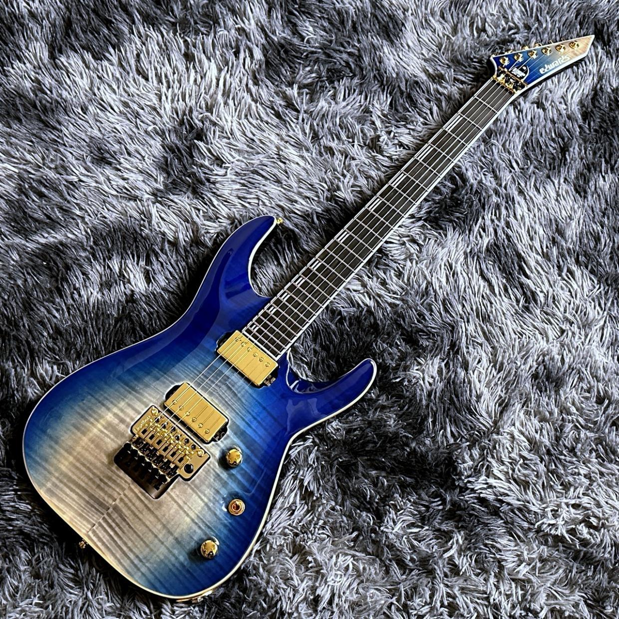 EDWARDS E-HORIZON-CTM 50TH Black Aqua Burst C -ESP 50th