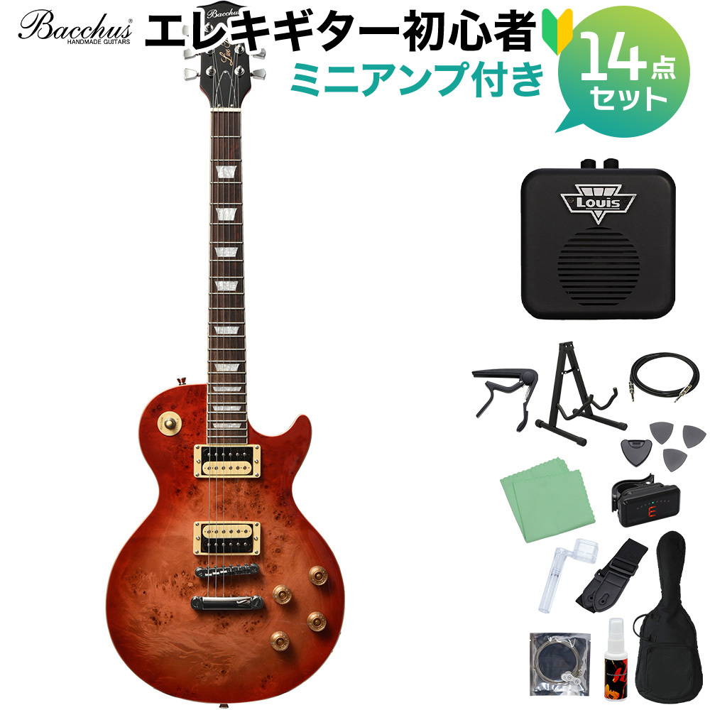 Bacchus BLP-BP/R RD-B エレキギター 初心者14点セット 【ミニアンプ付き】  ユニバースシリーズ（新品/送料無料）【楽器検索デジマート】