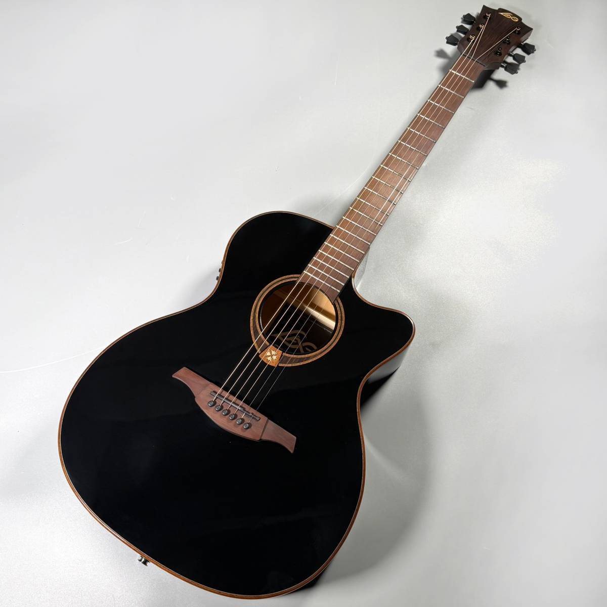 LAG T118ACE BLK エレアコギター ブラックTRAMONTANE 118 【現物写真