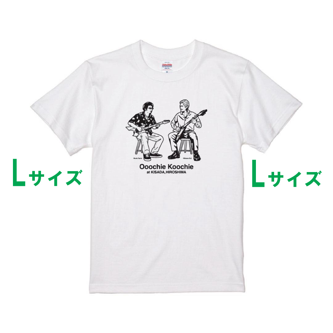★Ooochie Koochie 木定楽器コラボ Tシャツ Lサイズ 新品未開封 Ooochie Koochie × 木定楽器店 コラボグッズ ≪Tシャツ 【Lサイズ