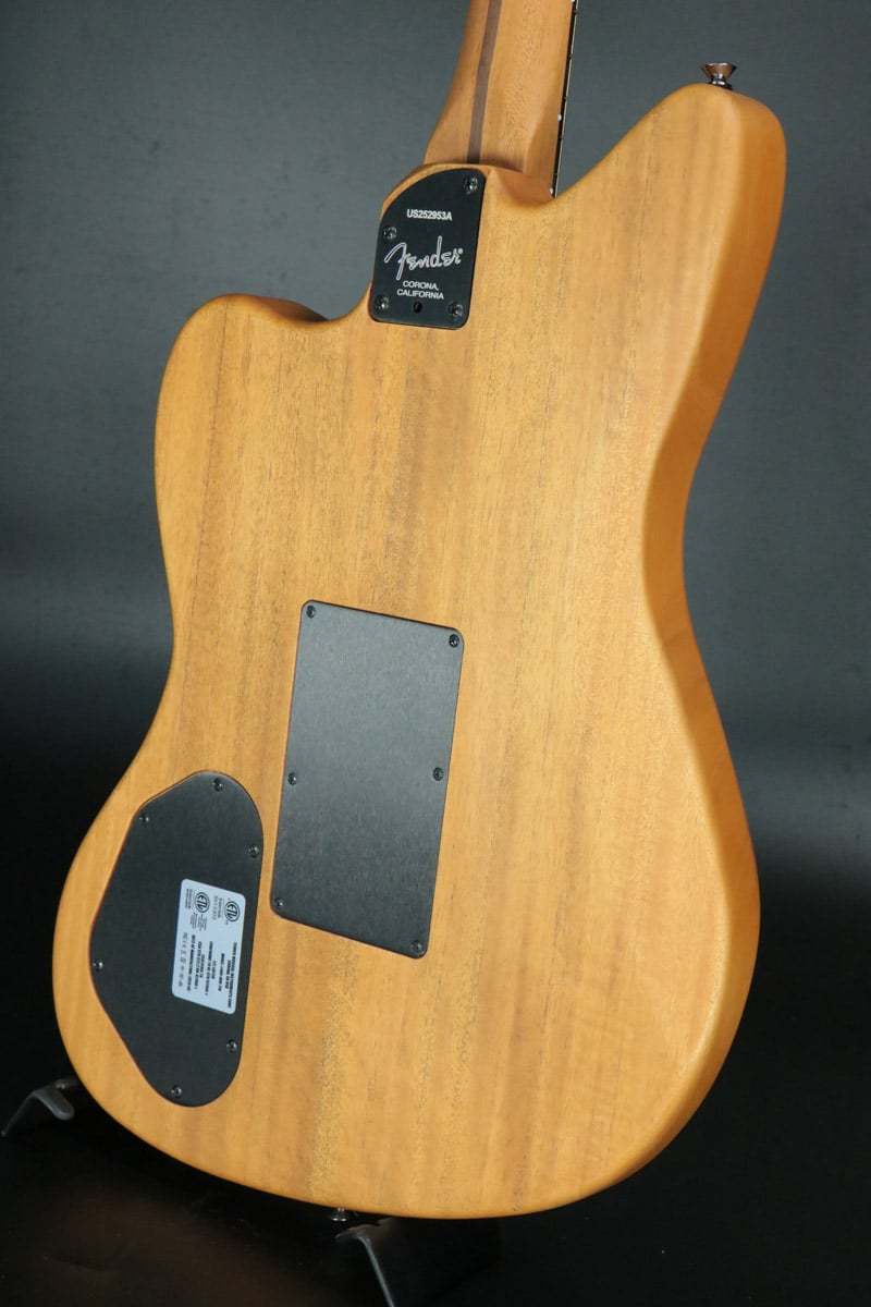 Fender American Acoustasonic Jazzmaster All-Mahogany Ebony Bourbon