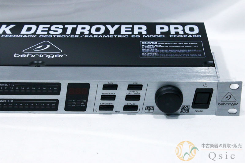 BEHRINGER FBQ2496 FEEDBACK DESTROYER PRO [WL767]【神戸店在庫