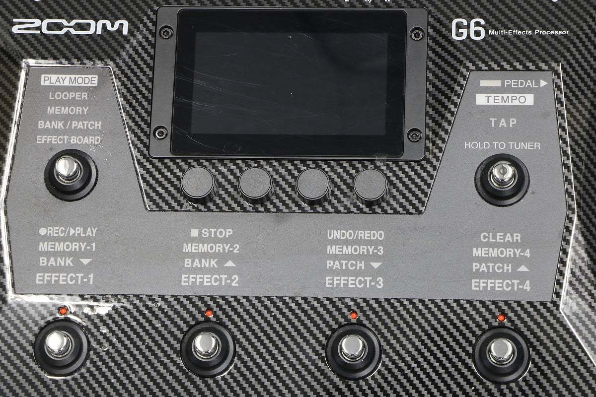 ZOOM G6 Multi-Effects Processor ケース＆BTA-1付属 【御茶ノ水