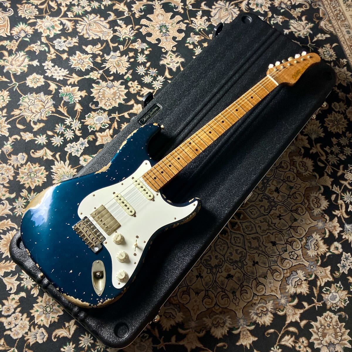 2023年冬購入 Xotic XSC-2 5A maple neck Xotic XSC-2 - Olympic White over Seafoam Green / Heavy Aged