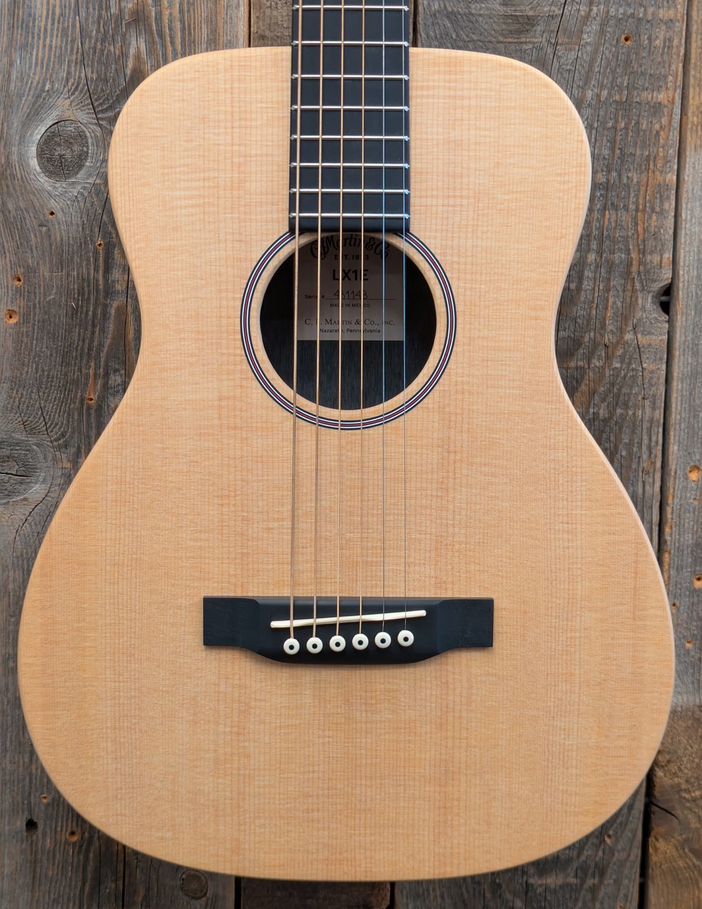 Martin LX-1E #431148 【ミニギター】【エレアコ】（新品/送料無料