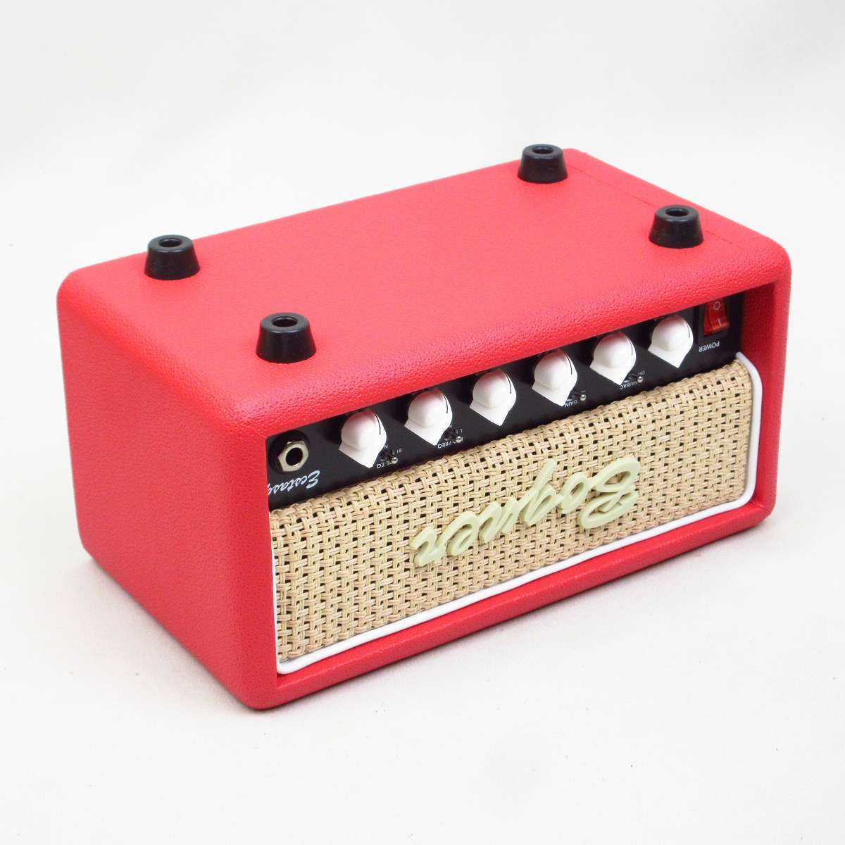 Bogner Ecstasy Mini Head Custom Color Red Tolex/Brown Grill/White