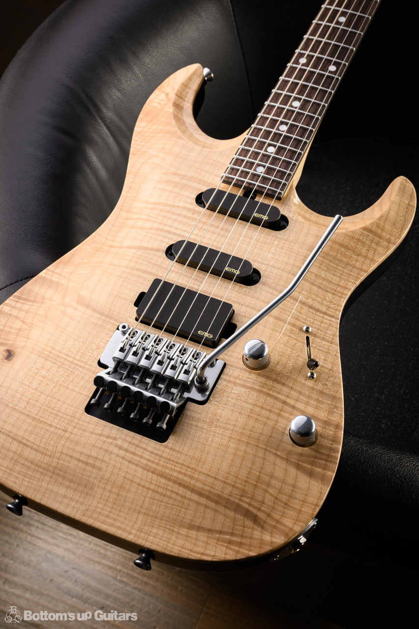 T's Guitars DST-Pro, Carved 22 FRT/EMG - Natural but 3TS Back