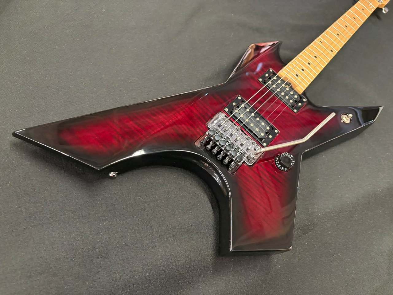 Killer KG-Exploder Flameステンレスフレット交換サテン仕様 Killer KG-Exploder II Flame Top Wine Red Sunburst（新品/送料無料