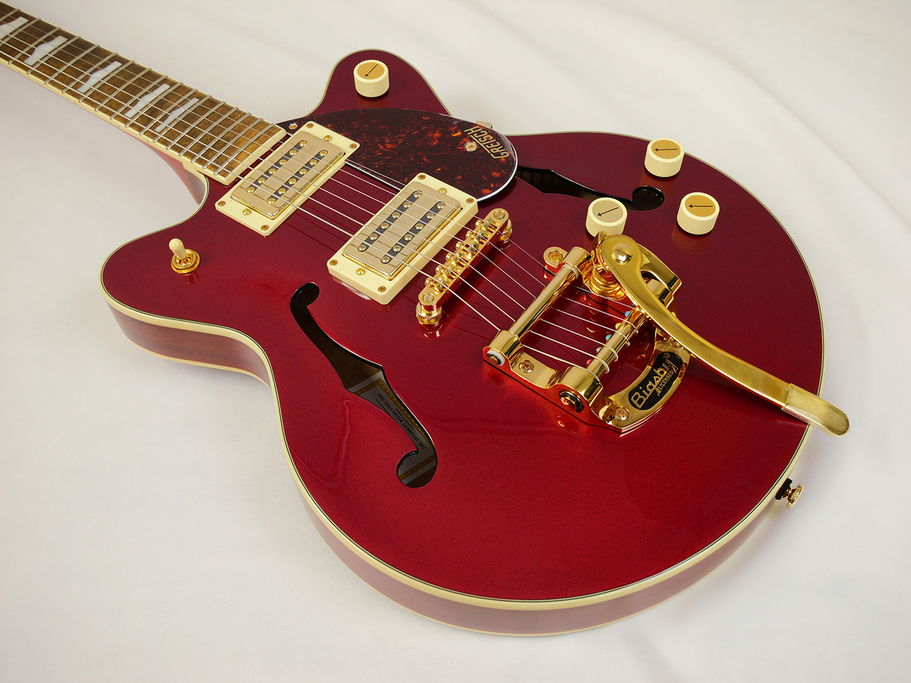 Gretsch G2657TG-QM STREAMLINER CENTER BLOCK JR. DOUBLE-CUT WITH