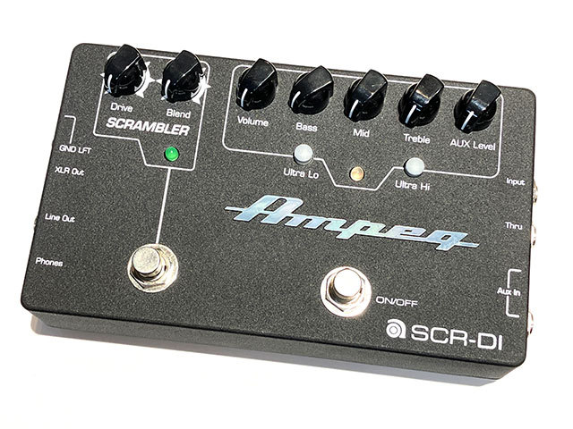 01 AMPEG SCR-DI ベース用プリアンプ SCR-DI - ペダル・シリーズ - Ampeg Japan