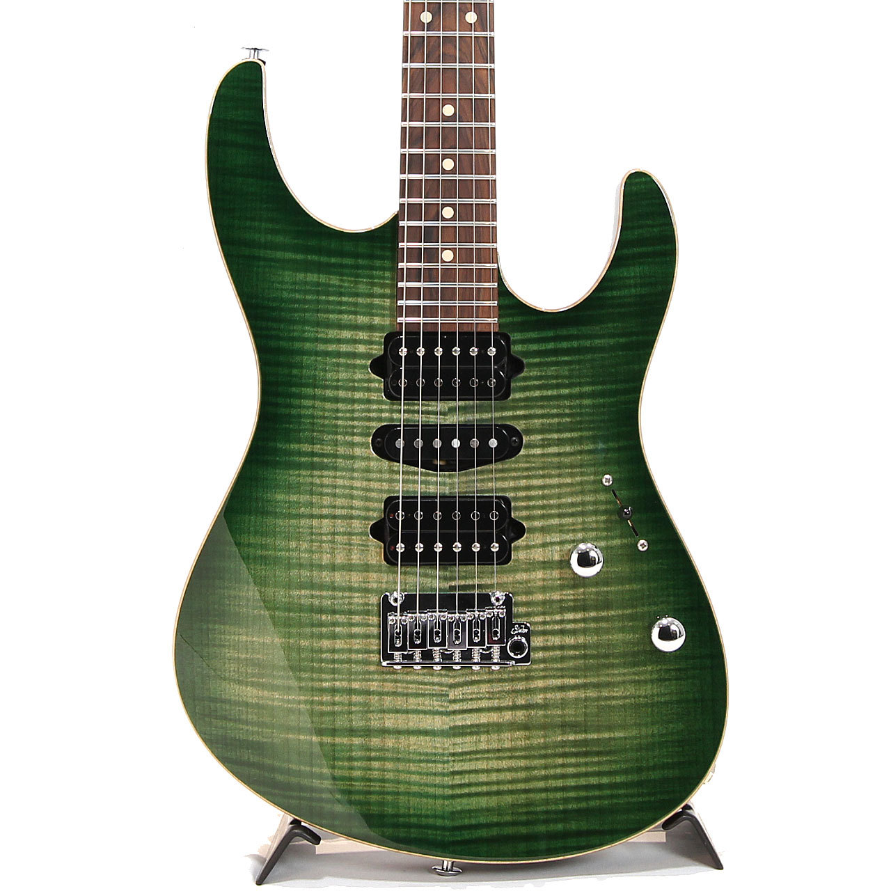 Suhr JE-Line Modern Plus MH Faded Trans Green Burst（新品/送料無料