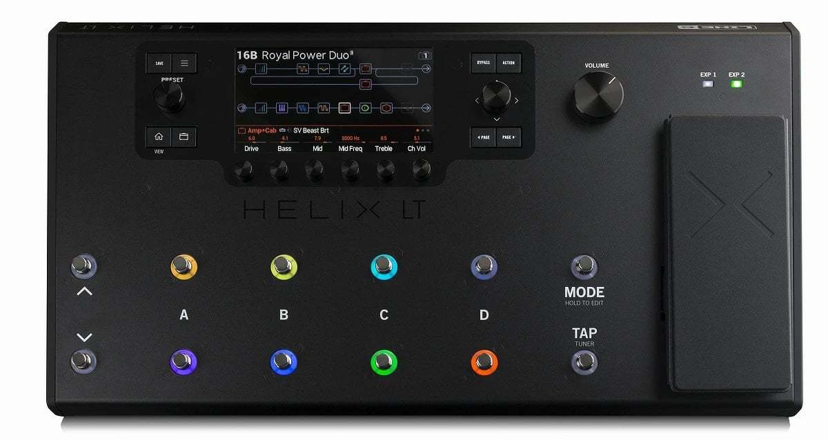 HELIX LT ギタープロセッサー LINE 6 HELIX LT プロスペック・ギタープロセッサー ライン