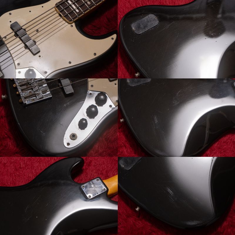 Fender 1972 Jazz Bass EMG mod. Refinish BLK 1972 4.075kg #346490