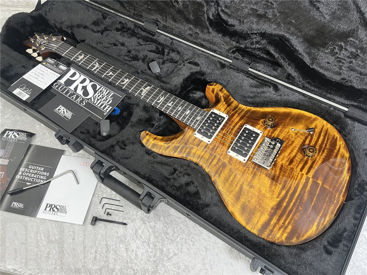 PRS Custom 24 エレキギター PRS SE Custom24 Black Gold Burst エレキギター ポールリード