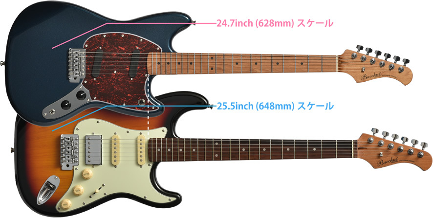 Bacchus バッカス BMS-1-RSM/M-TTPG 3TS(3トーンサンバースト) べっ甲
