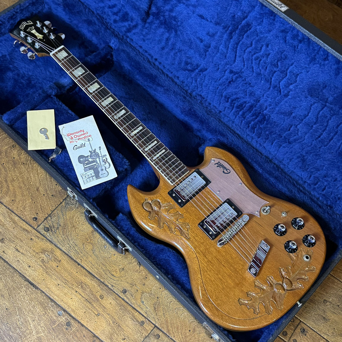GUILD S-100 Carved ”Acorn” 1974（ビンテージ/送料無料）【楽器