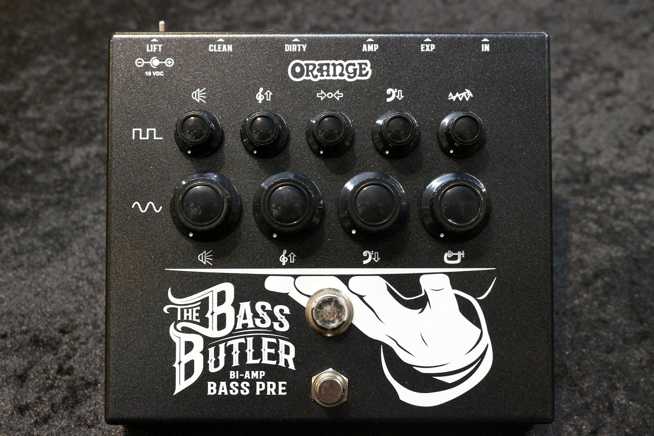 ORANGE THE BASS BUTLER ベースプリアンプ Orange Bass Butler | Bi-Amp Bass Preamp Pedal – Orange Music