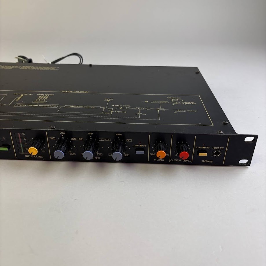 YAMAHA デジタルリバーブ R1000 (a) YAMAHA Yamaha R1000 Digital Reverb デジタルリバーブ