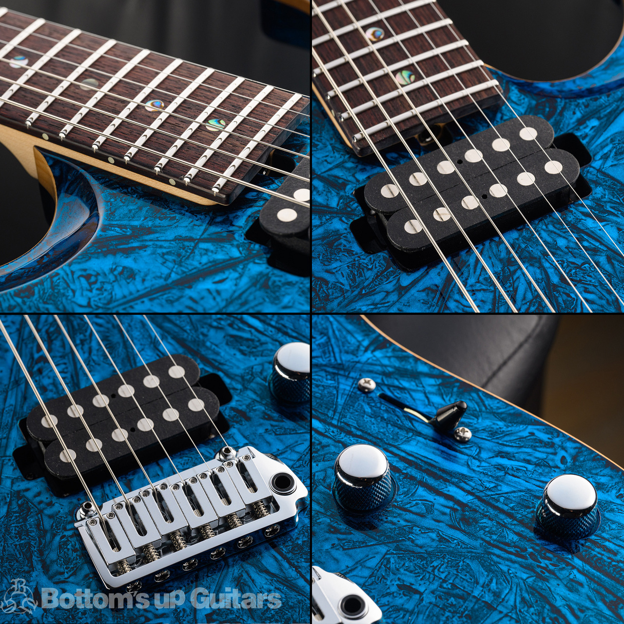 T's Guitars DST-Pro22 Carved - Flare Dark Lapis Metallic - HH