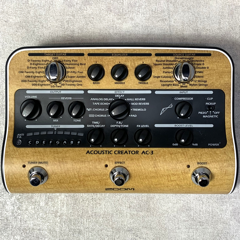 ZOOM AC-3 Acoustic Creator Pedal【加古川店】（中古/送料無料