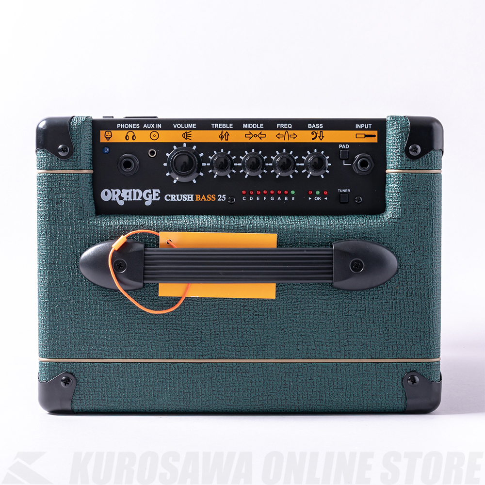 ORANGE Crush Bass 25 British Racing Green【限定カラー