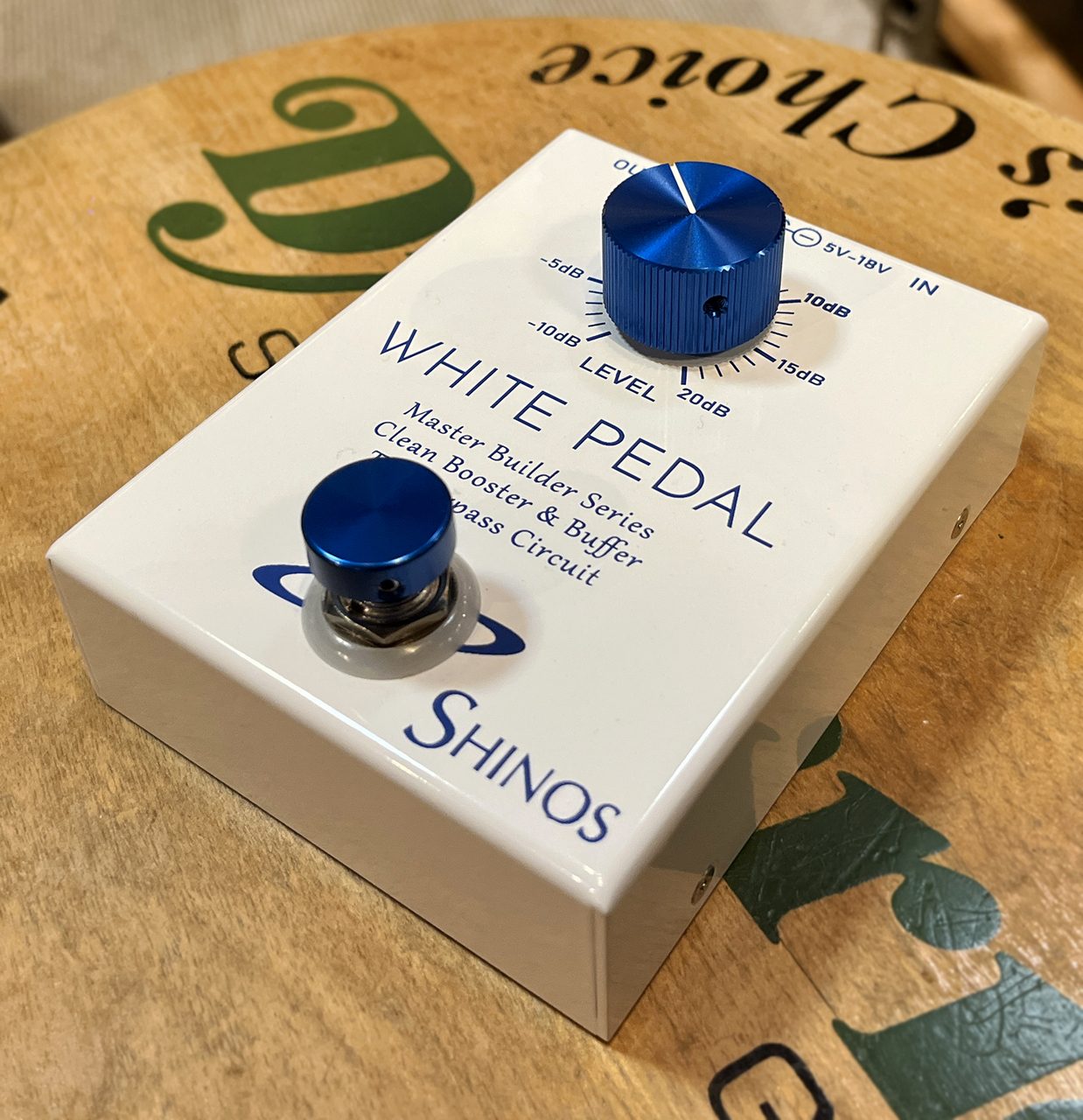 SHINOS WHITE PEDAL クリーンブースター SHINOS SHINOS WHITE PEDAL クリーンブースター & バッファー（新品
