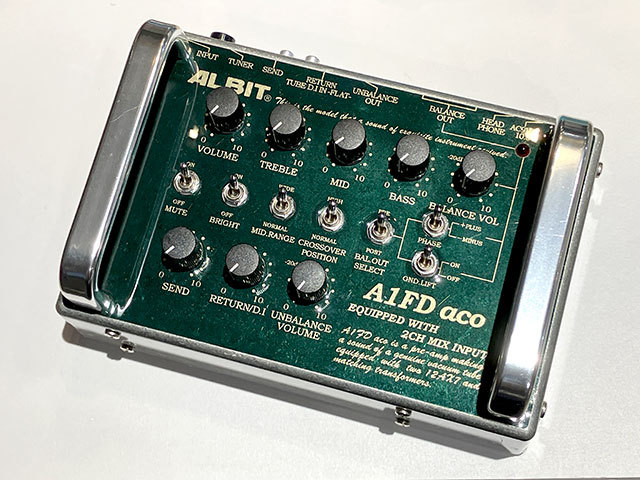 ギター ALBIT A1FD Pro / Pre-amp D.I. Amazon | ALBIT PRE-AMP (GUITAR/BASS兼用 TUBE MODEL