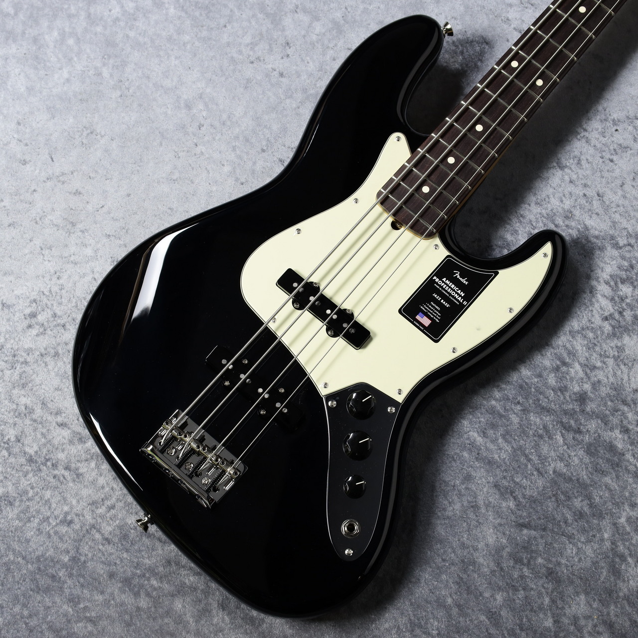 Fender American Professional II Jazz Bass -Black-【3.90kg 