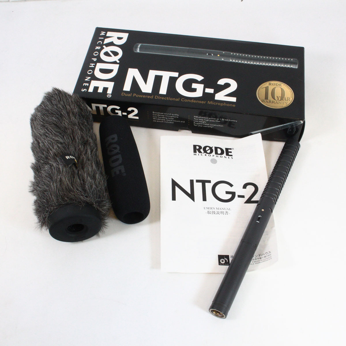 【中古美品】RODE NTG2 指向性コンデンサーマイク 収納ポーチ付き 2025年最新】Yahoo!オークション -rode ntg2の中古品・新品・未使用品