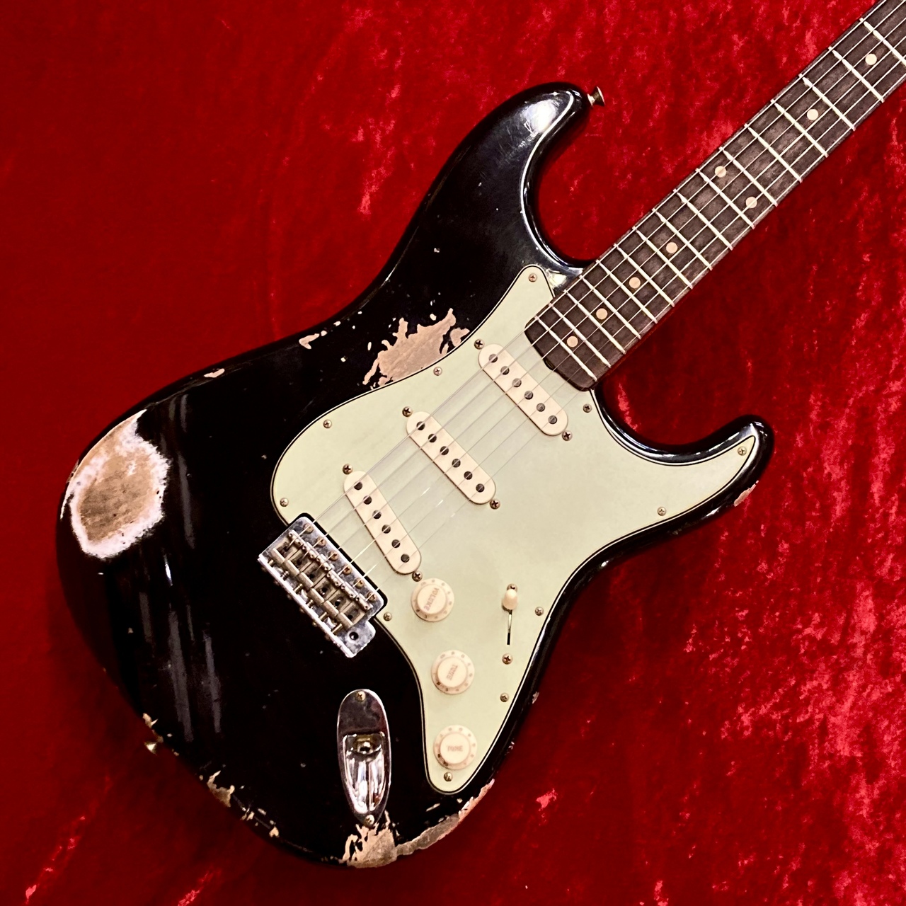 Fender Custom Shop Fender C/S 1962 Stratocaster Black Heavy Relic