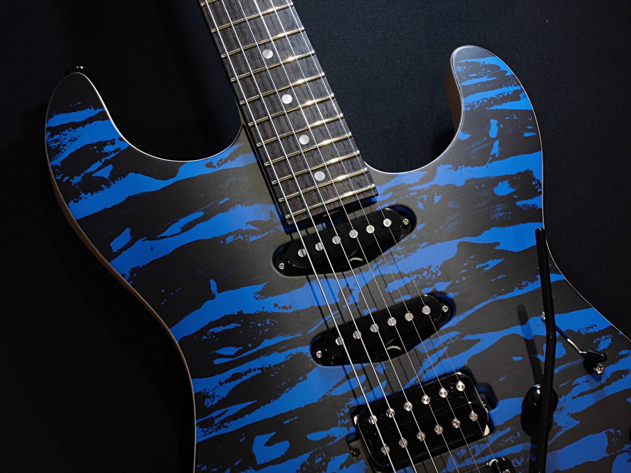 SAITO GUITARS S-622 / Alder / Rosewood / SSH / Royal Blue Granite