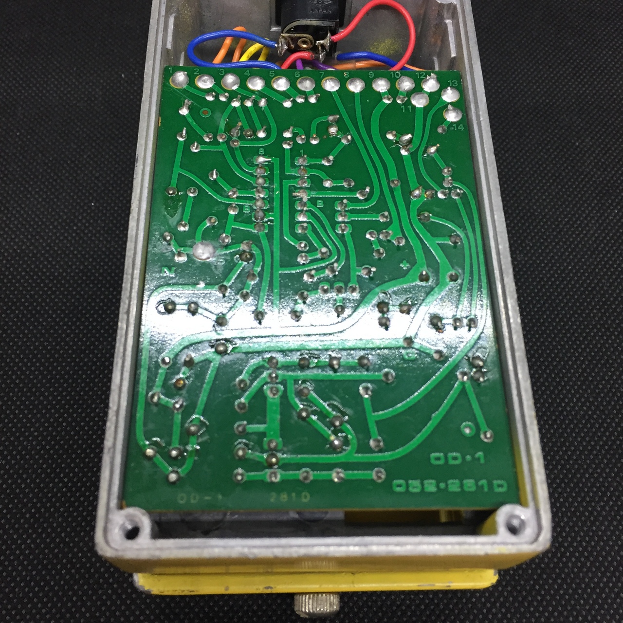 BOSS OD-1 銀ネジ 1980年 JRC 4558D艶あり BOSS OD-1 JRC4558D 艶あり 銀ネジ 日本製 BOSS OD-1【80年代初期】【