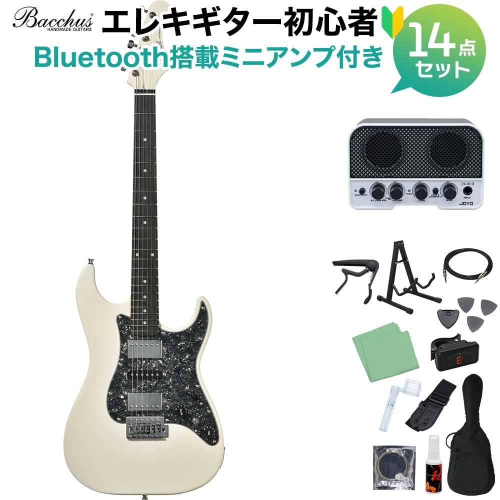Bacchus GS-4DX RSM/P PWHMH エレキギター初心者14点セット