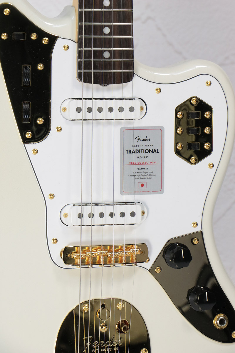 Fender MIJ Traditional 2025 Collection 60s Jaguar Rosewood White