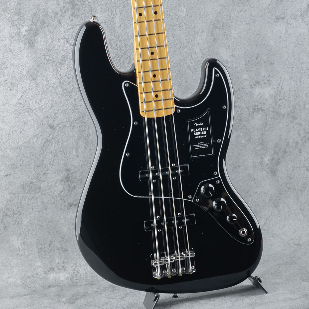 Fender Player II Jazz Bass MN Black【S/N MX26035923】（新品