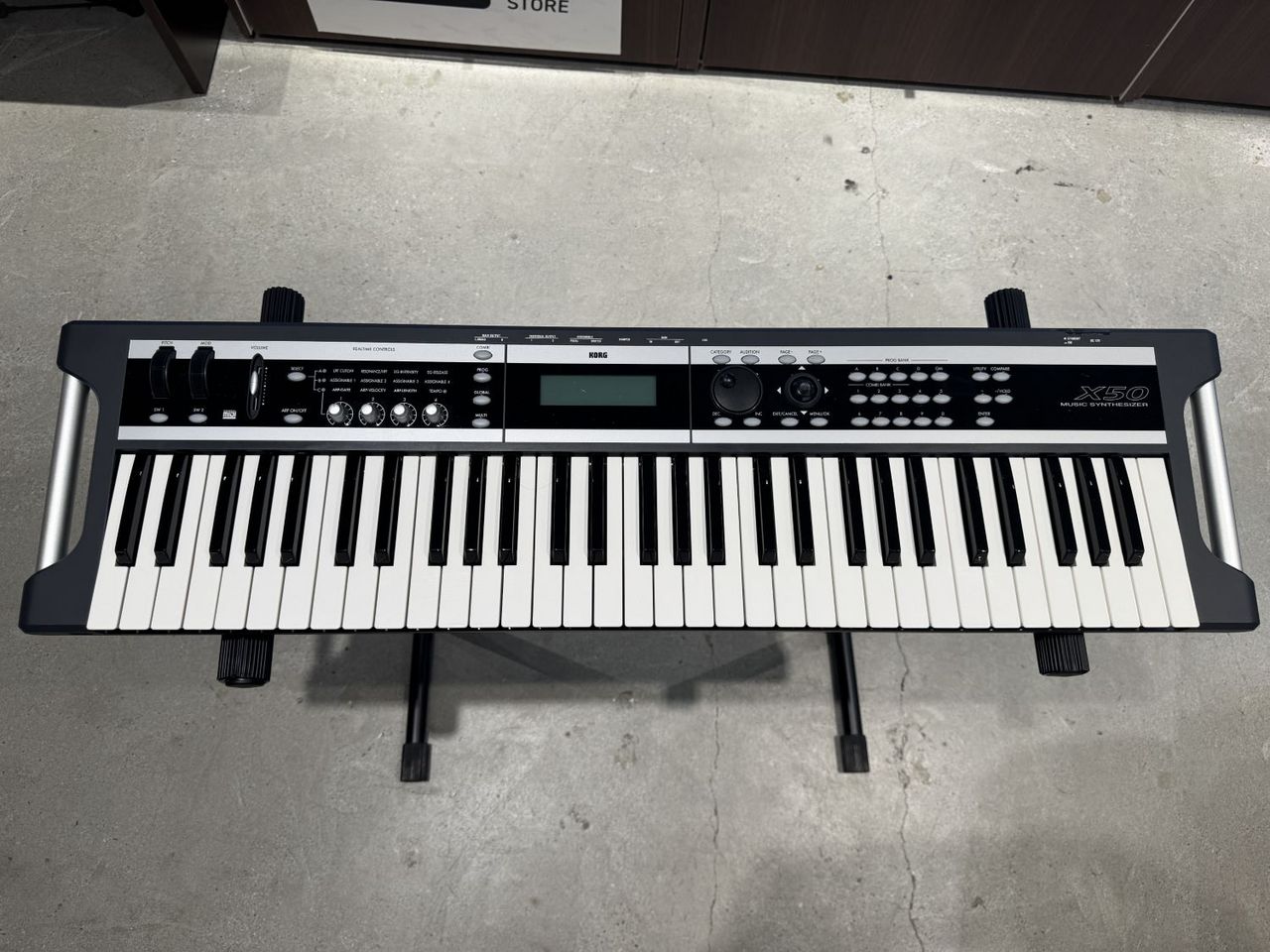 KORG X50 専用ケース・サスティンペダル付き【中古】