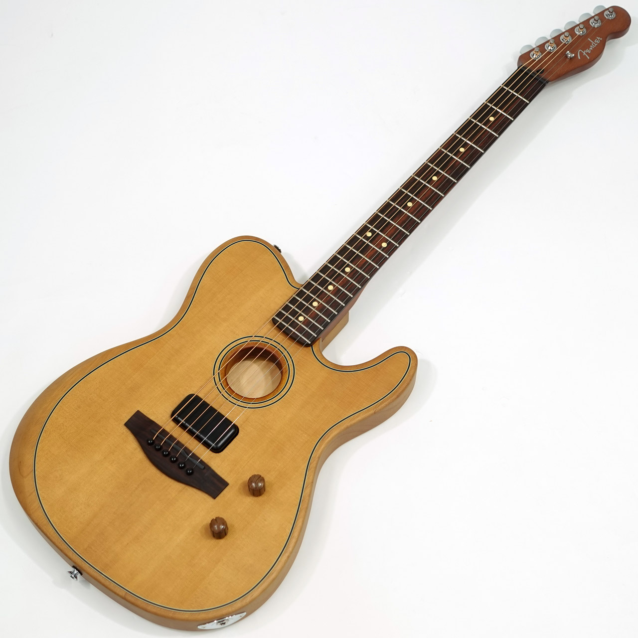 ギター FENDER Acoustasonic Std Tele, Aged Nat Fender Acoustasonic