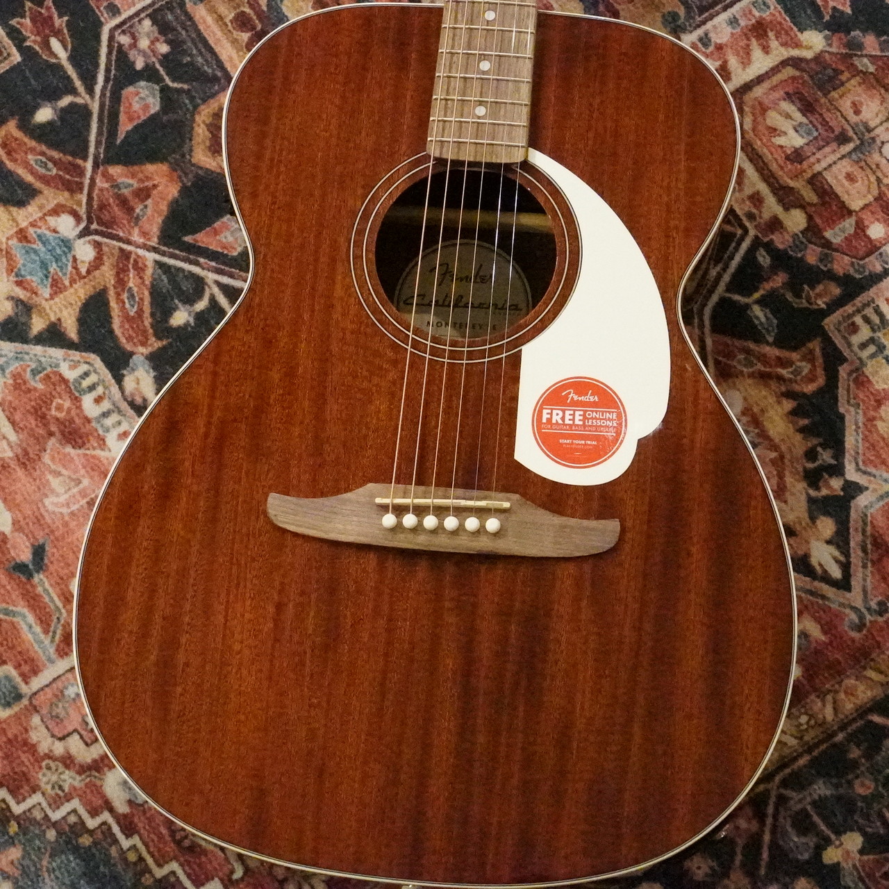 Fender Acoustics California Standard Monterey E Natural Sapele