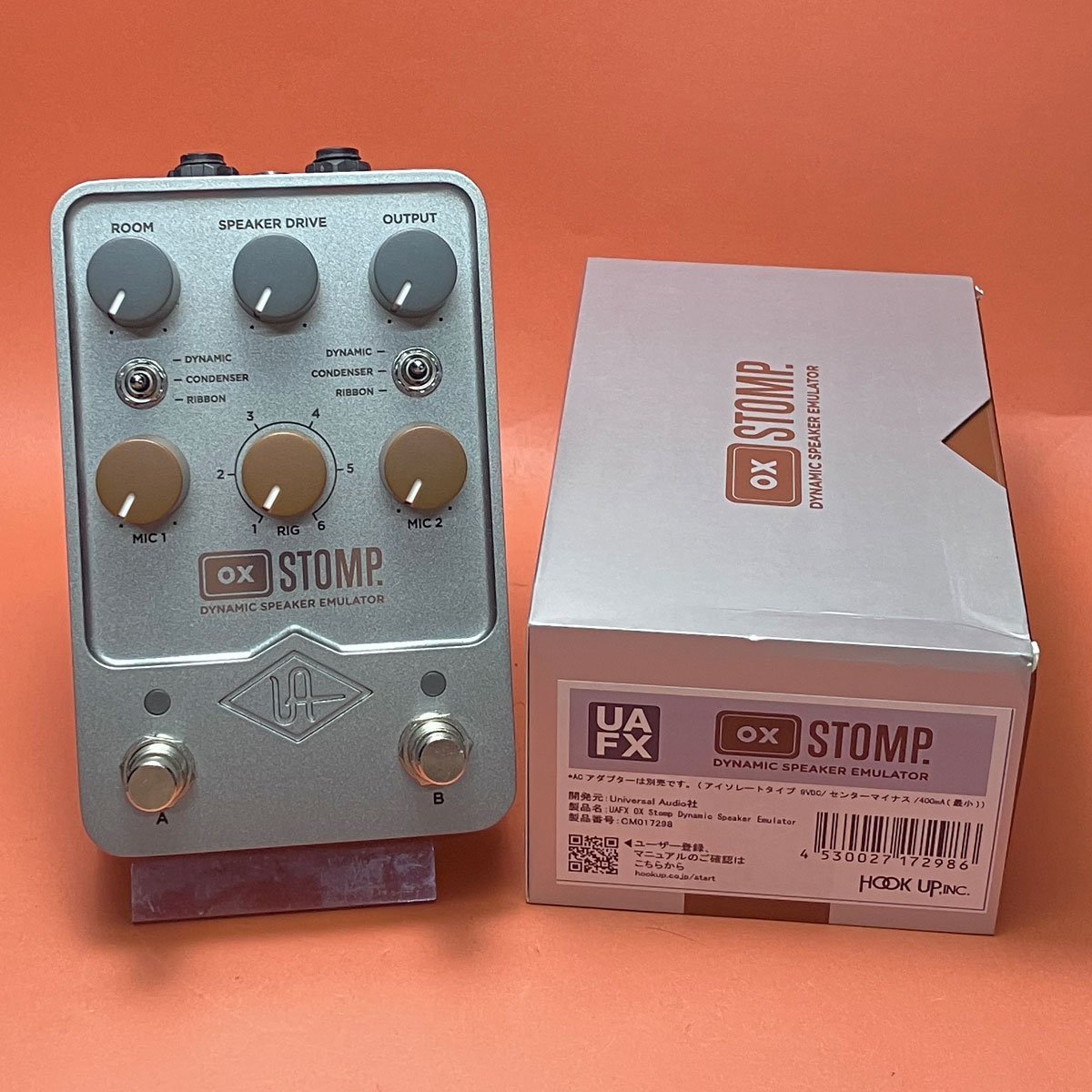 UNIVERSAL AUDIO UAFX OX Stomp アダプター付き 美品