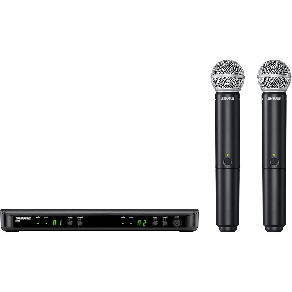 SHURE BLX288J/SM58-JBワイヤレスマイクセット Shure BLX288/SM58 ワイヤレスマイク・セット BLX288J/SM58-JB