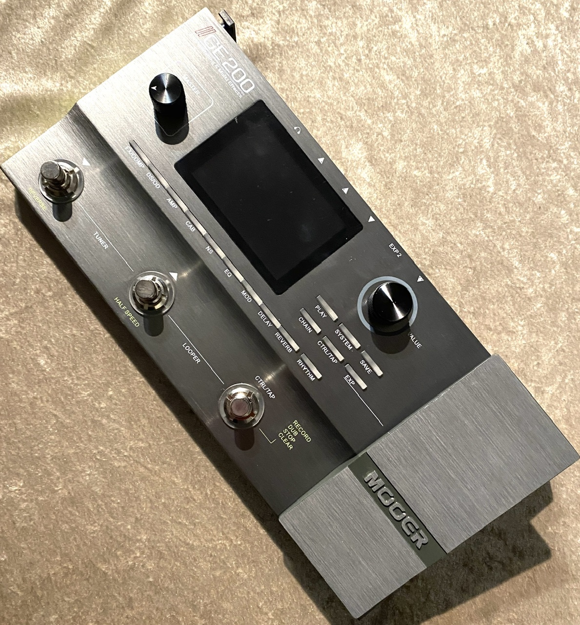 MOOER GE200 マルチエフェクター 中古品 美品 MOOER 【USED】GE200【人気マルチエフェクター】【即納可能