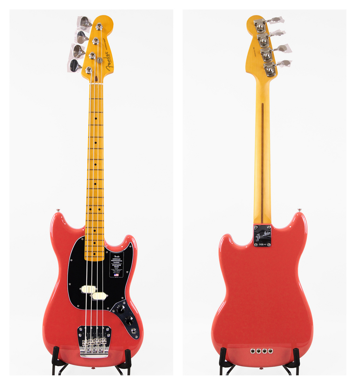 Fender American Professional Classic Mustang Bass(Faded Dakota Red
