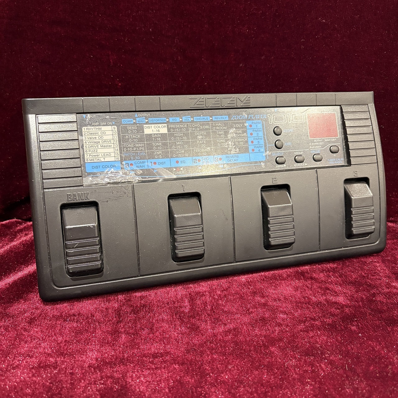 楽器・機材 新品完 ZOOM PLAYER 1010 元箱説明書純正AC付 90s名