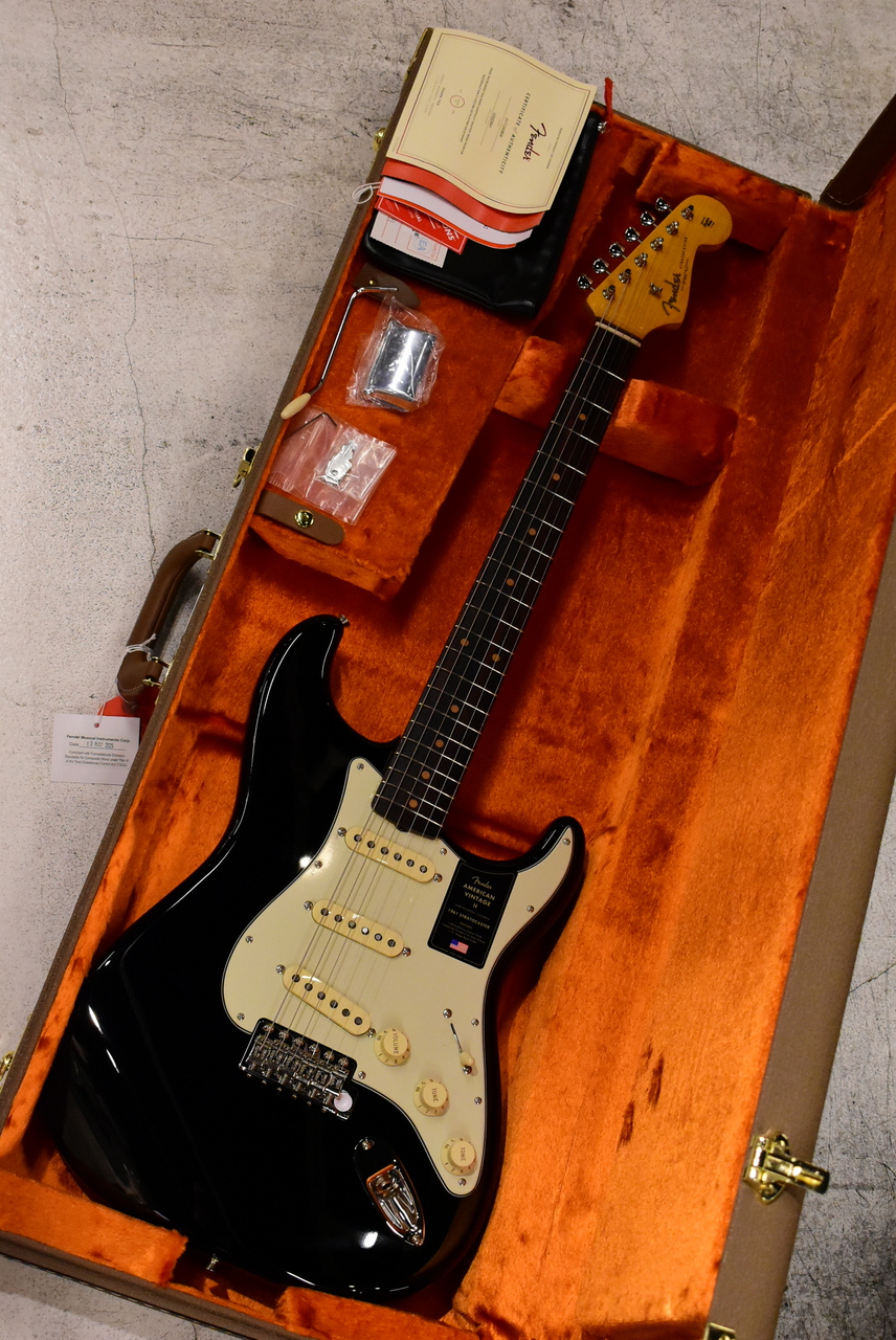 Fender FSR American Vintage II 1961 Stratocaster Black #V2552841
