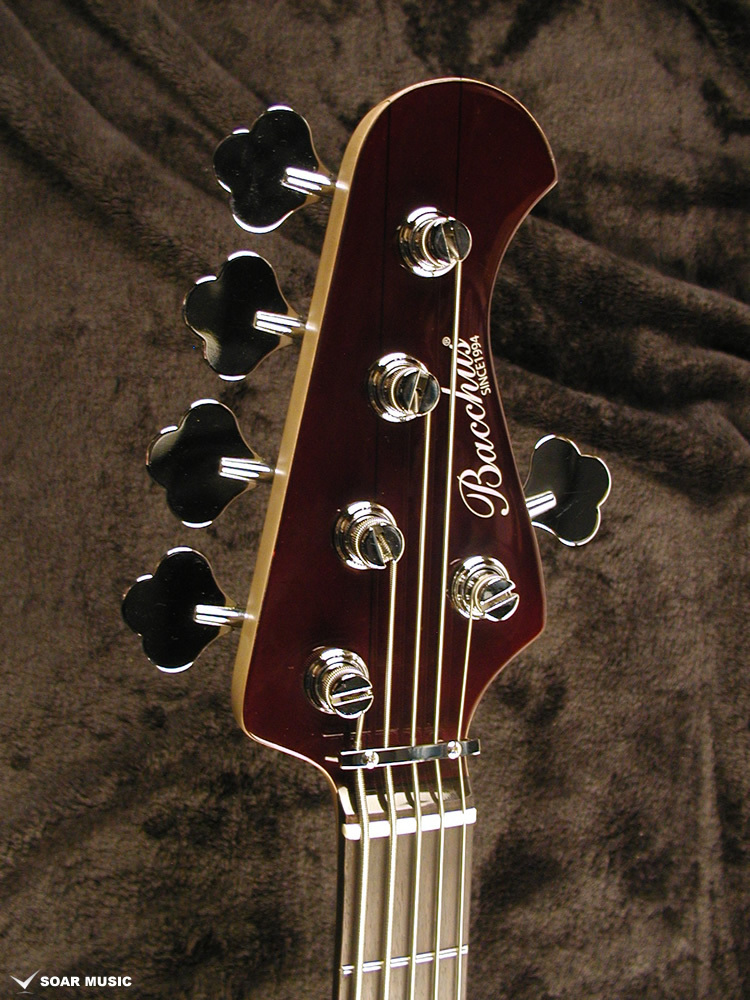 Bacchus WJB-BP/Act RD-B レッドバーストエレキベース WJB5-BP/Act RD-B (Bacchus)